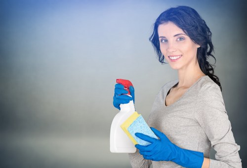 Service terms relating to carpet cleaning access and liability